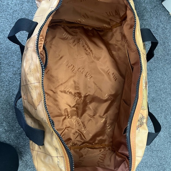 Alviero Martini L’Classe 1A Donnavventura Tote Duffel Map Travel Bag - Picture 3 of 5